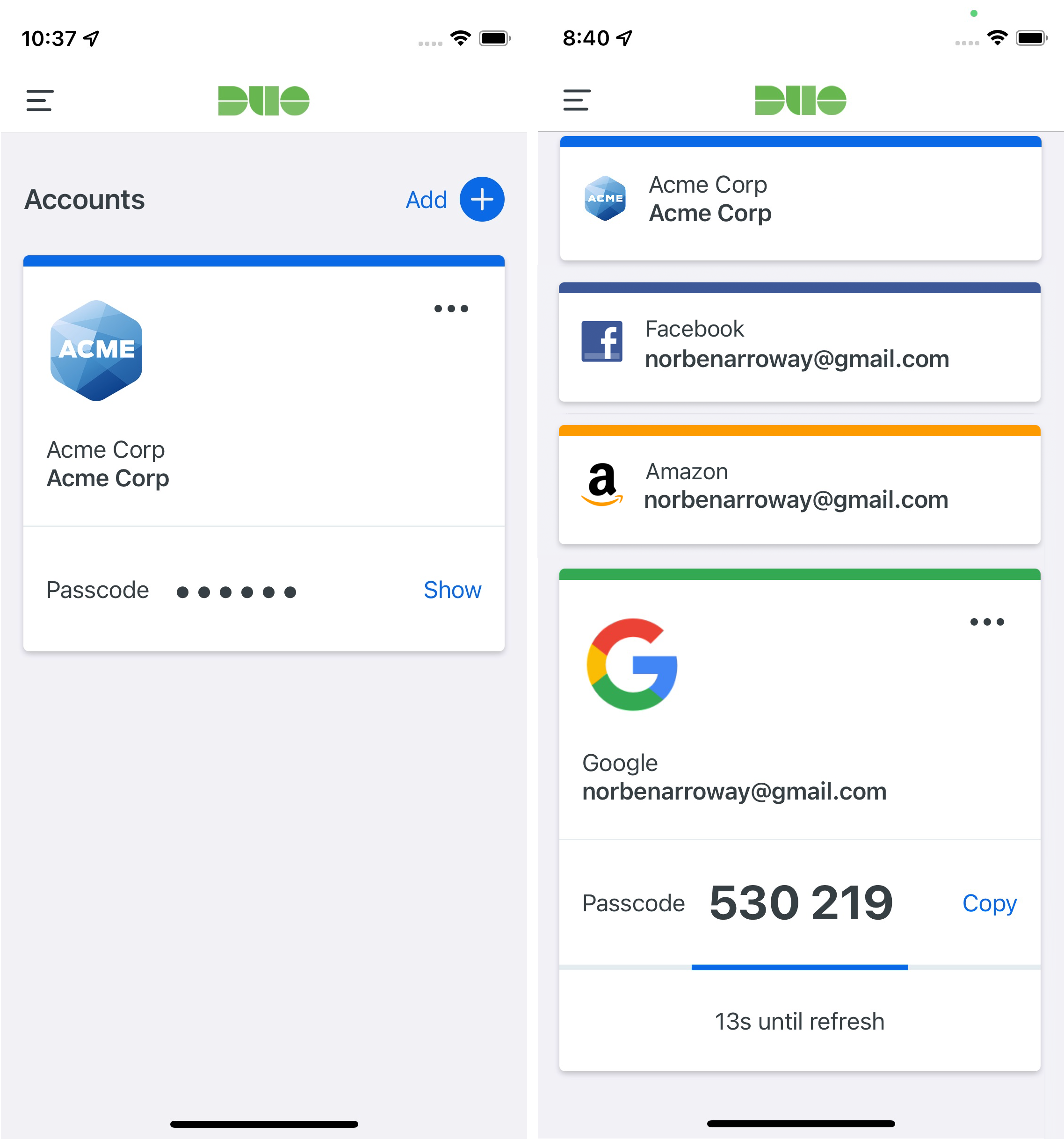 Duo Mobile on iOS - Guide to Two-Factor Authentication · Duo Security - Duo Annie Mg Schmidt Parool