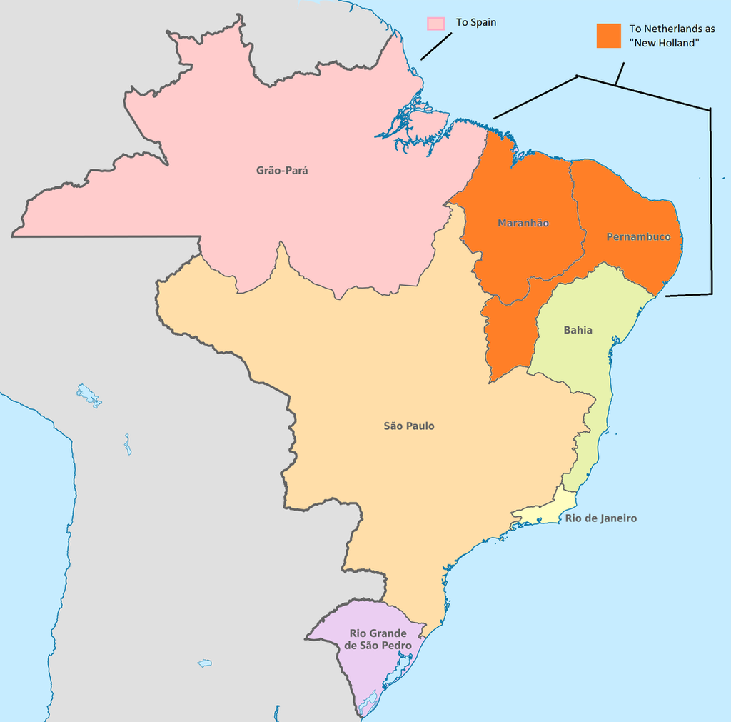 Dutch Brazil in 1645 by JJohnson1701 on DeviantArt - Nederlands Brazilie Van 1630 Tot 1654