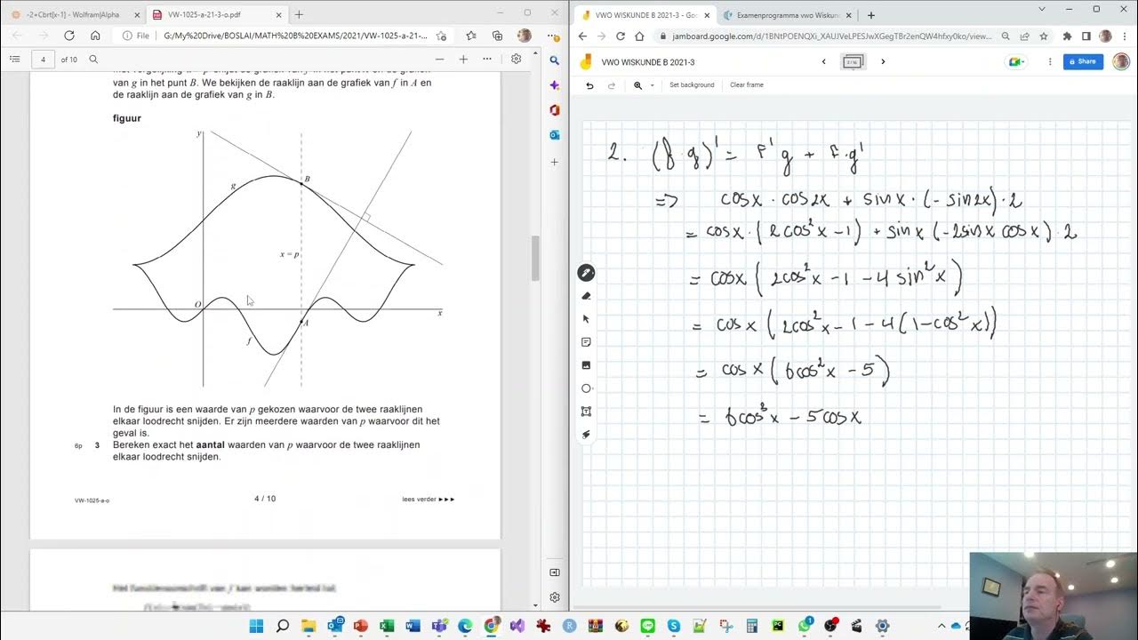 Dutch State Exam VWO Wiskunde B 2021 Tijdvak 3 in English - YouTube - Syllabus Wiskunde B Vwo 2024