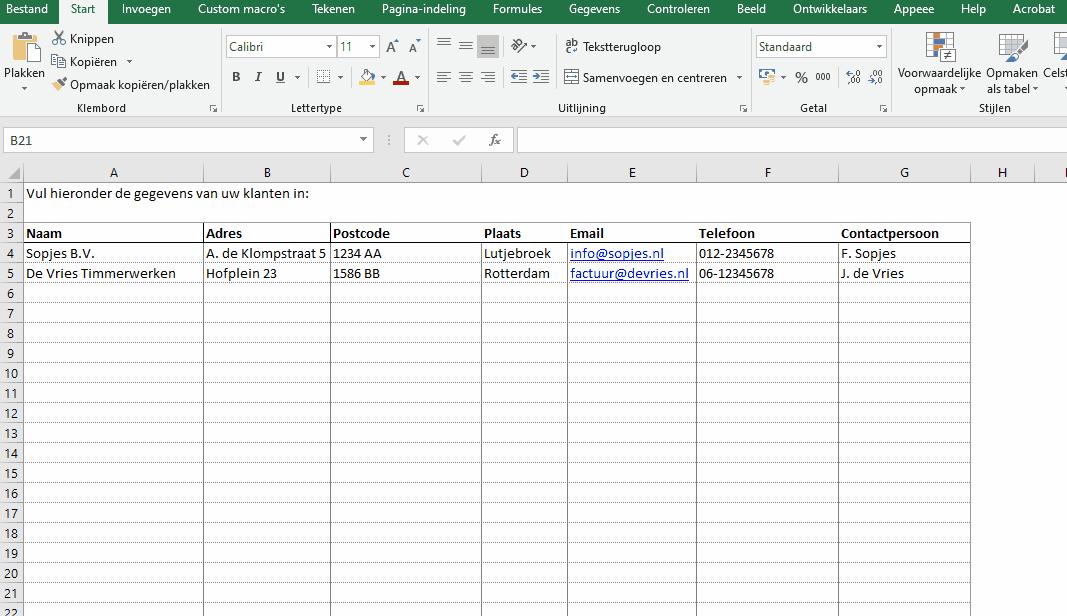 Dynamisch bereik in Excel maken - Pagina 2 van 2 - Björn Meijer - Naam Maken In Een Ambt