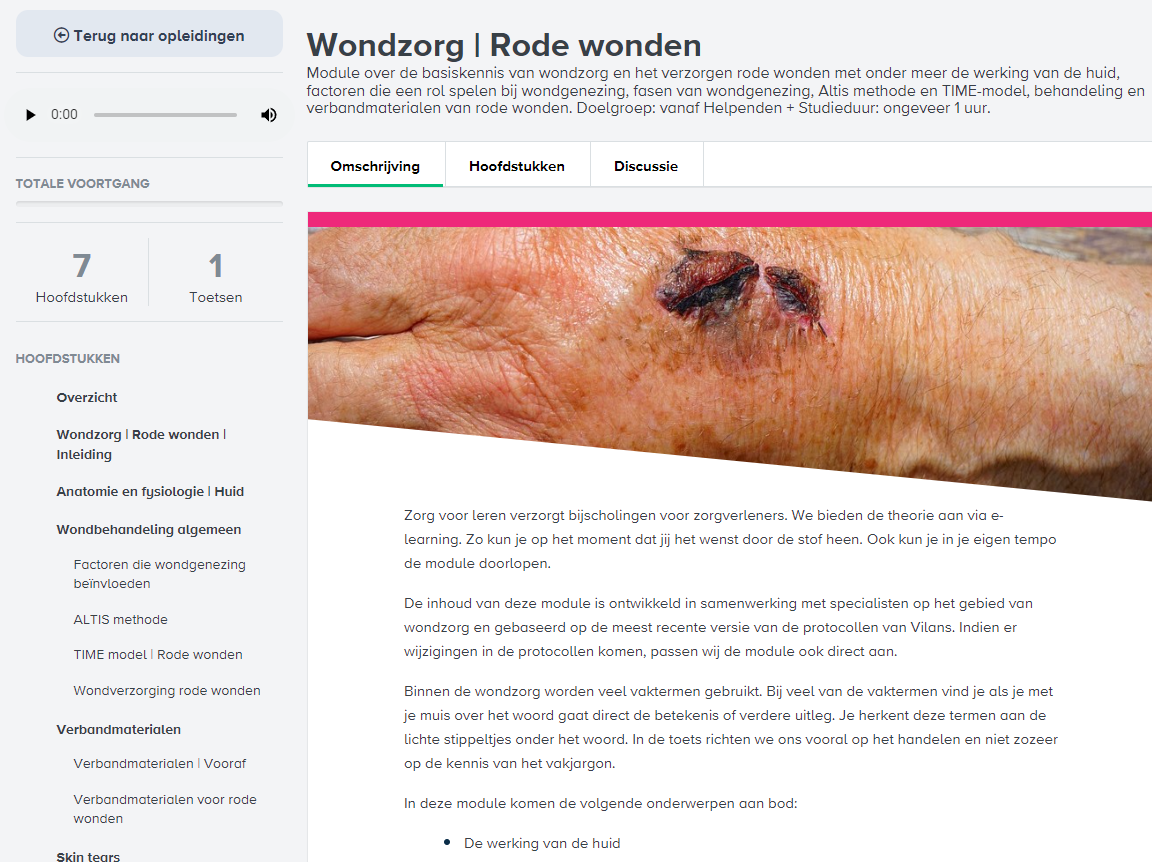 E-learning module Wondzorg | Rode wonden – Zorg voor leren - Wat Is Een Rode Wond