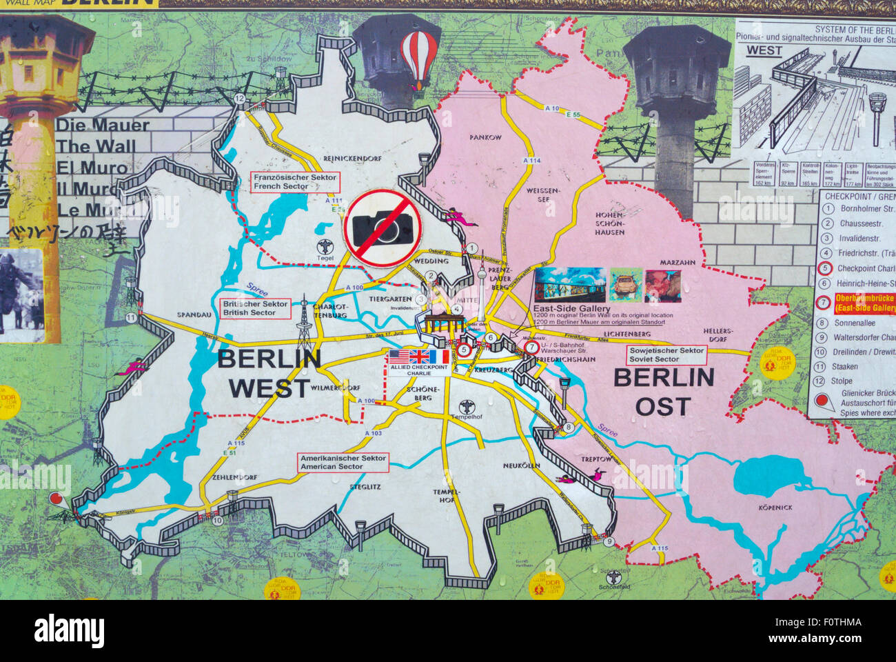 East West Berlin Map | Living Room Design 2020 - Verschil Oost En West Berlijn