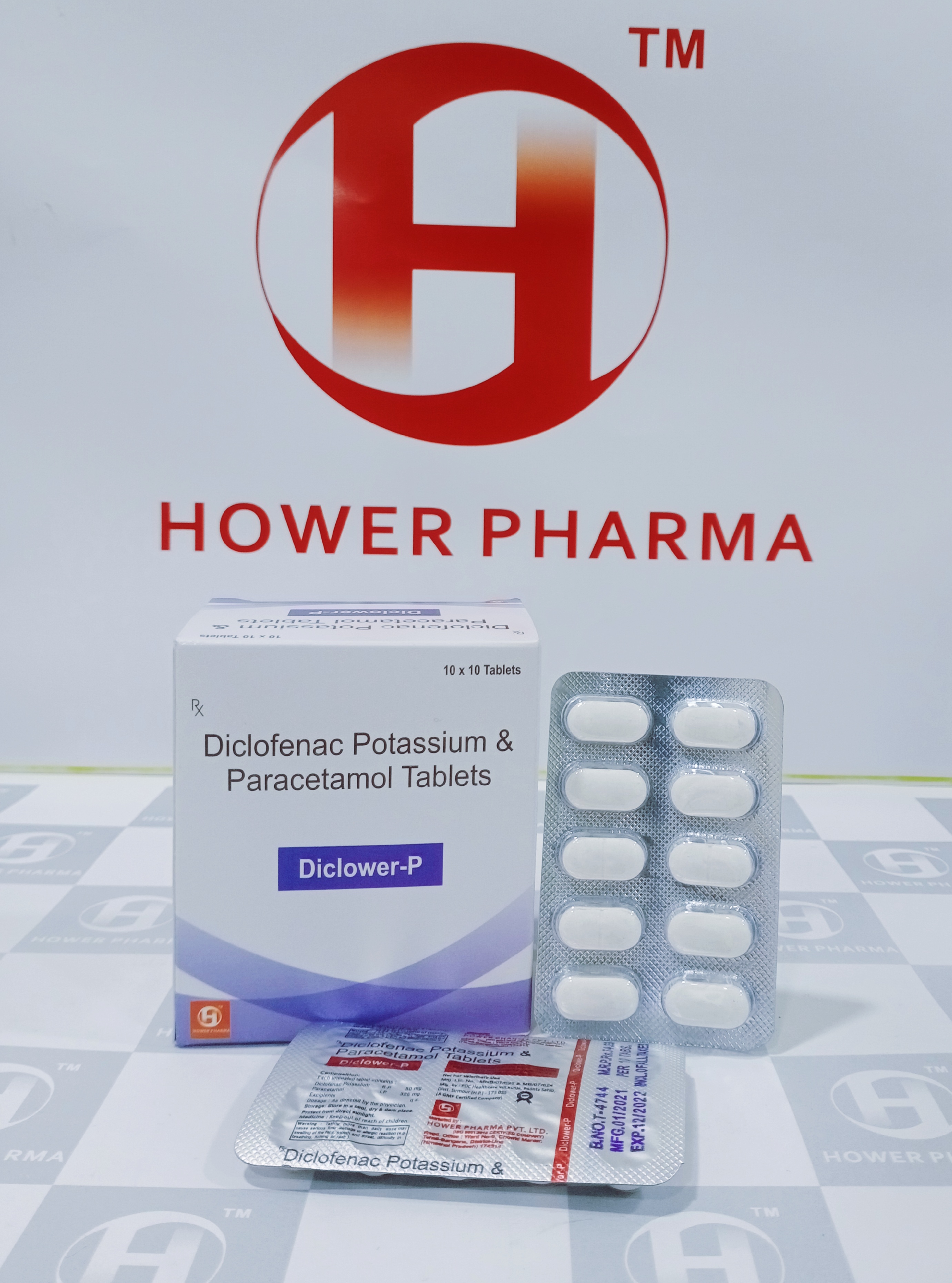 Edonim P - Nimesulide & Paracetamol Tablets - Hower Pharma Private Limited - Mag Diclofenac Samen Met Paracetamol