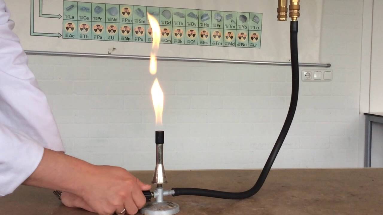 Een brander uitzetten - YouTube - Hoe Werkt Een Gasbrander Scheikunde