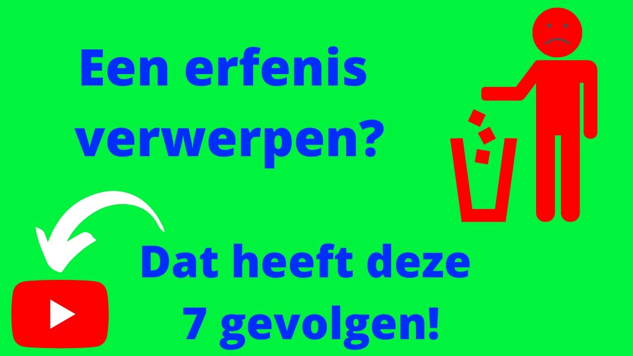 Een erfenis verwerpen heeft deze 7 gevolgen (uitleg en tips). - YouTube - Hoe Wordt Een Erfenis Verdeeld