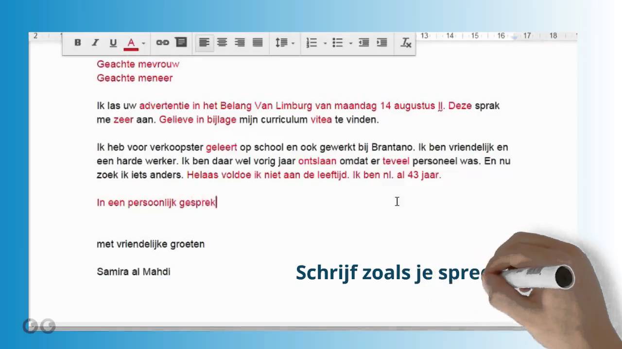 Hoe Ziet Een Goede Motivatiebrief Eruit