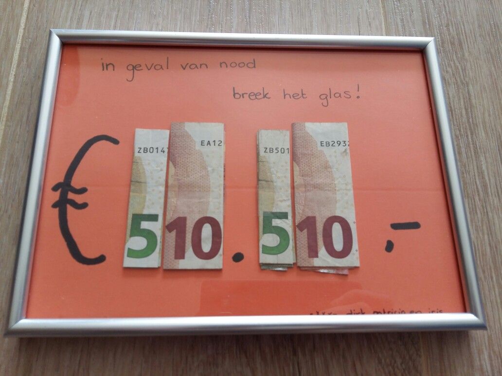 Een leuke en ludieke manier om geld cadeau te geven! 😊 - Hoeveel Geld Mag Je Iemand Schenken