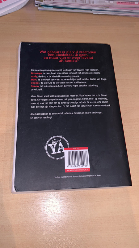 Een van ons liegt - Karen M. McManus | Vinted - Een Van Ons Liegt Samenvatting
