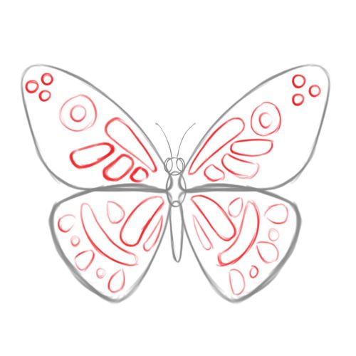 Een vlinder tekenen: 8 stappen (met afbeeldingen) - wikiHow | Butterfly - Vlinder Tekenen Makkelijk In Stappen