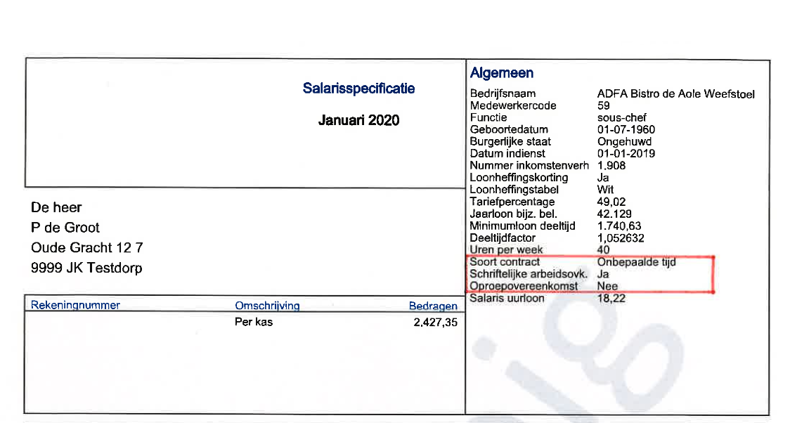 Eerste loonstrook van 2020: zo begrijp je wat er eigenlijk staat - Is Fiscaal Loon Hetzelfde Als Brutoloon