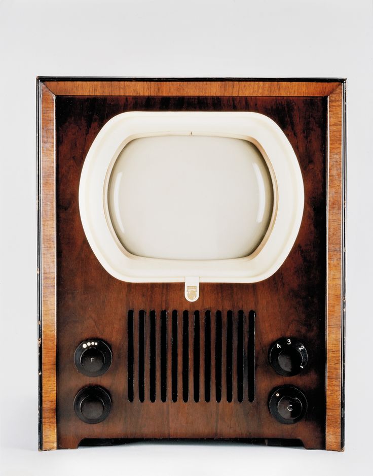 Eerste TV TX400, bijnaam Hondehok, 1950 | Philips, Vintage electronics - Dit Was In 1954 De Eerste Tv Zender Van Italie