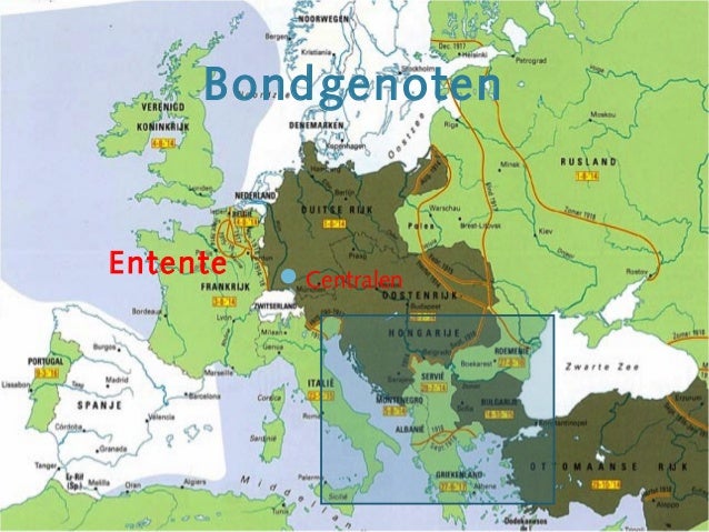 Eerste wereldoorlog - Welke Landen Deden Mee Aan De Eerste Wereldoorlog