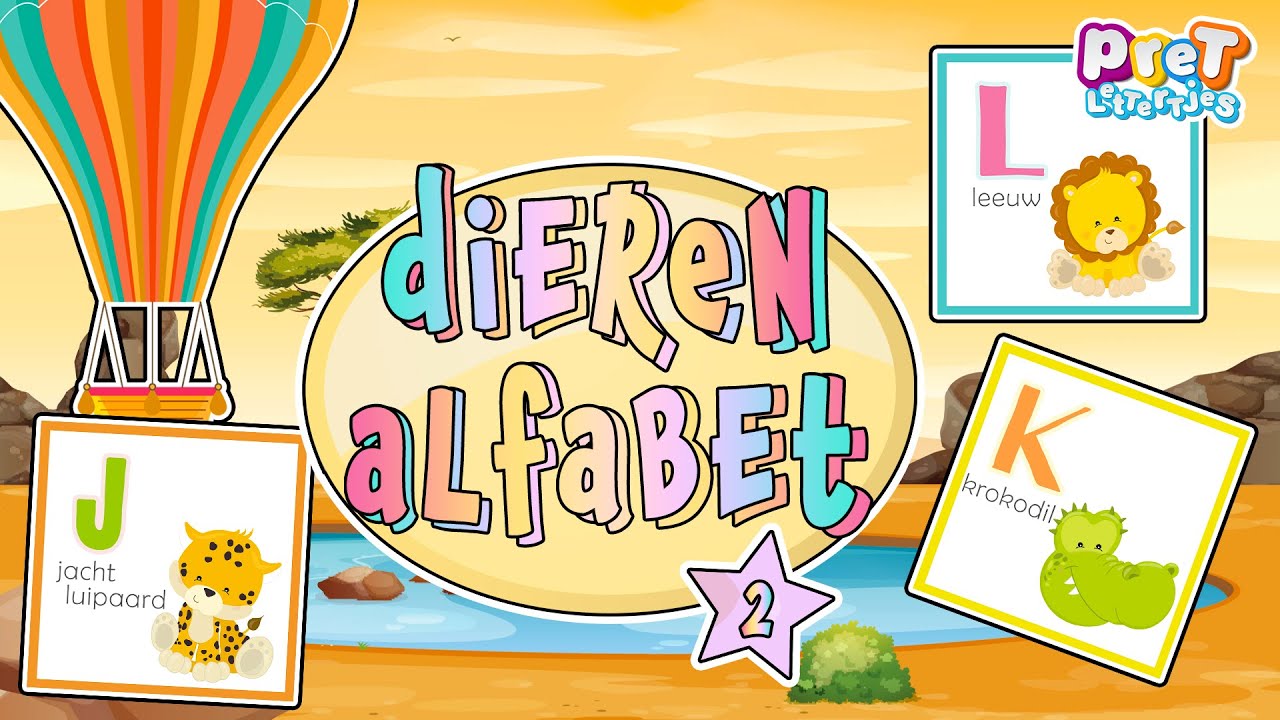 Eerste woordjes leren met het Dieren Alfabet | ABC Nederlands - YouTube - Een Woord Met Een C
