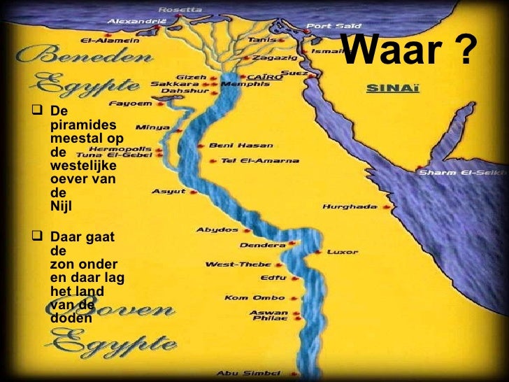 Egyptenaren Def(1) - Waar Zijn De Piramides In Egypte