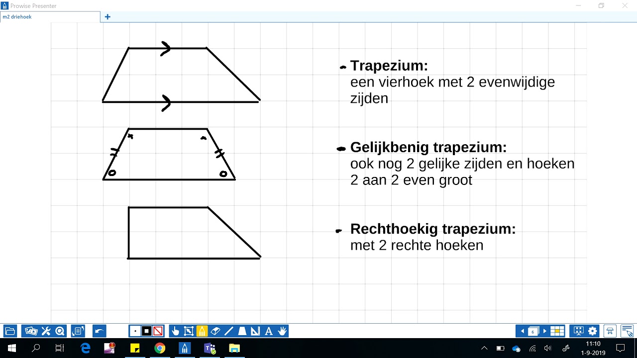 Eigenschappen trapezium - YouTube - Wat Is De Basis Van Een Driehoek