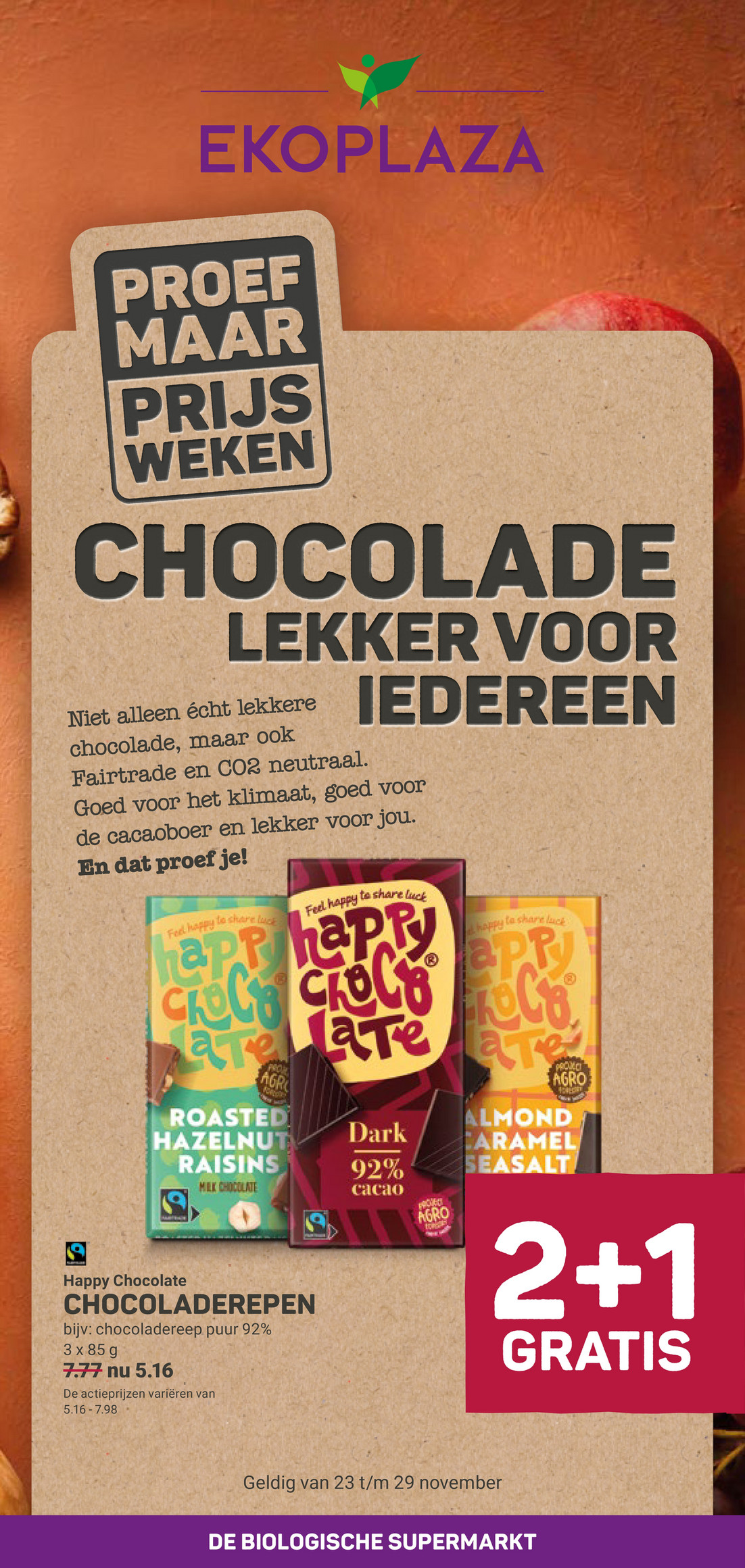 Ekoplaza - Ekoplaza folder week 47 2022 - Pagina 1 - Ekoplaza Tilburg - Biologische Supermarkt