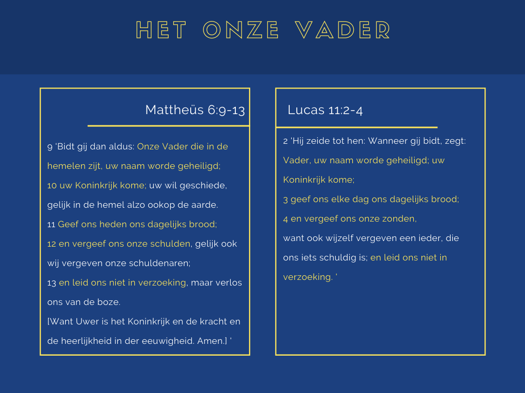 El Girasol - Het Onze Vader Bijbel