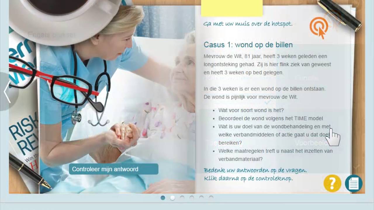 eLearning Demo: Wondverzorging - YouTube - Rode Wond Verzorgen Protocol Vilans
