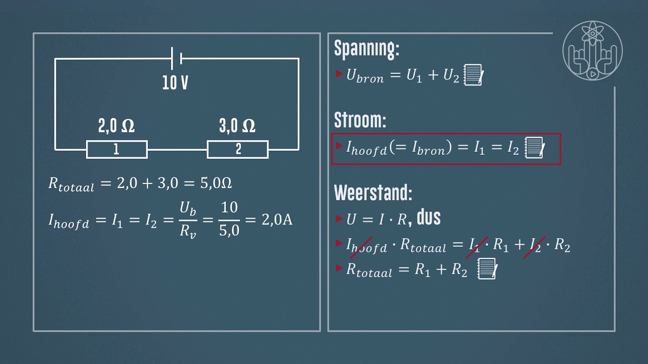 Elektriciteit 19: Serieschakelingen - YouTube - Hoe Bereken Je De Veerconstante