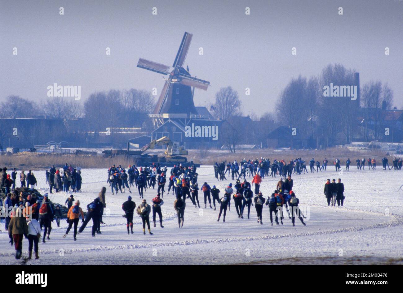 Elfstedentocht Holland Ice Skating Race 1986 die Elfstedentocht auf - Hoe Lang Is De Elfstedentocht Op De Fiets