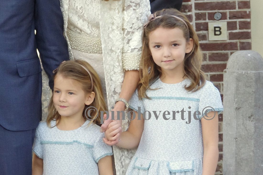 Eliane et Magali van Vollenhoven, 5 et 7 ans, nées en 2009 et 2007 - Floris Van Oranje-nassau Van Vollenhoven Eliane Van Vollenhoven