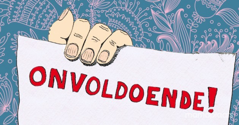 En de eerste onvoldoende is binnen! | Mamaplaats - Hoeveel Onvoldoendes Mag Je Hebben Om Over Te Gaan