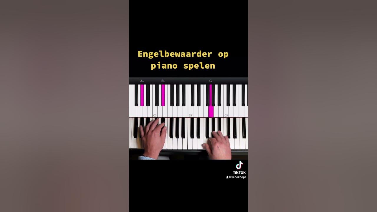 Engelbewaarder 😇Leren op piano of keyboard - YouTube - Liedjes Voor Keyboard Met Letters