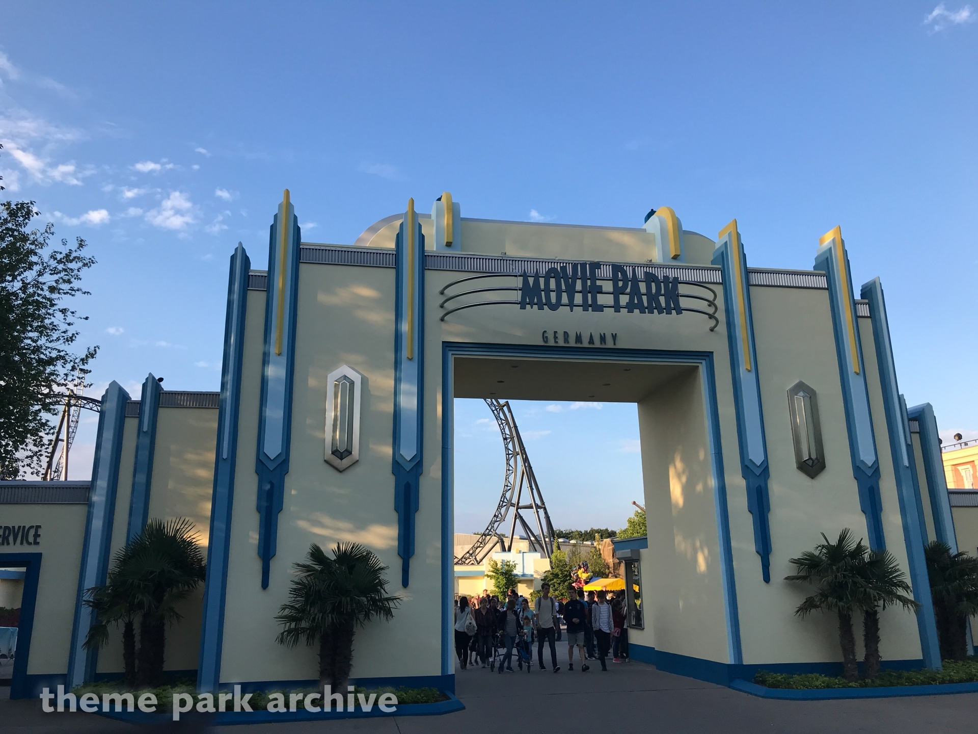 Entrance at Movie Park Germany | Theme Park Archive - Waar Ligt Movie Park In Duitsland