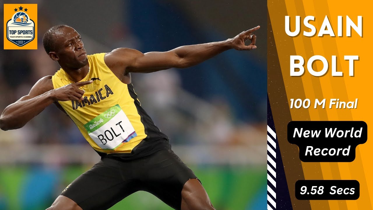 Epic Flashback: Usain Bolt 9.58 - New 100m World Record #usainbolt - Gemiddelde Snelheid Usain Bolt 100 Meter