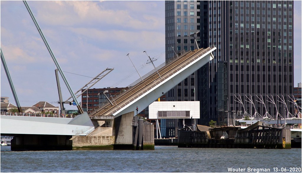 Erasmusbrug | Rotterdam, the Netherlands. Architect: Ben van… | Flickr - Hoe Heet De Architect Van De Erasmusbrug Rotterdam