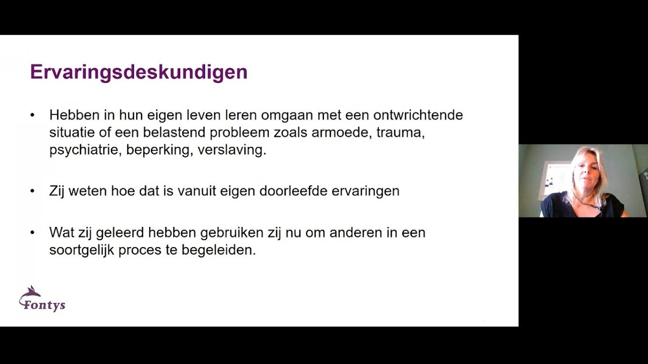 Ervaringsdeskundigheid in Zorg en Welzijn - online les - YouTube - Ervaringsdeskundigheid In Zorg En Welzijn
