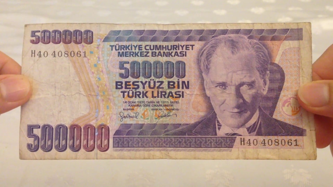 500.000 Turkse Lira In Euro