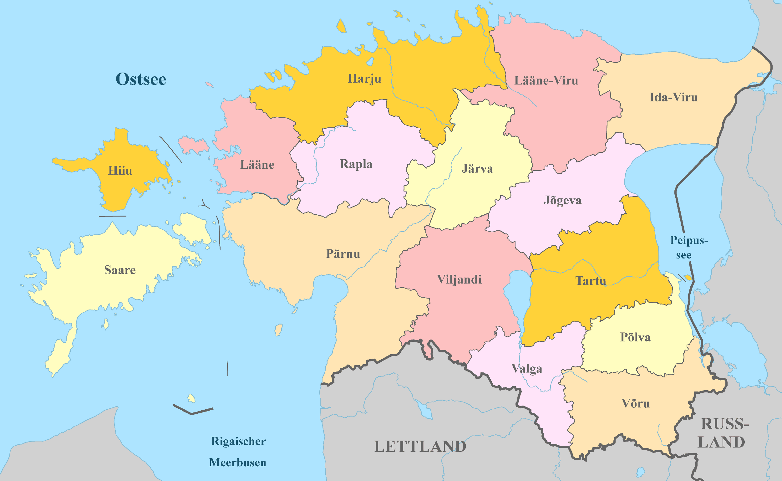 Estland Baltic-Atlas: Karten, Flagge & Fakten - Estland Songfestival 2024 Doet Niet Mee