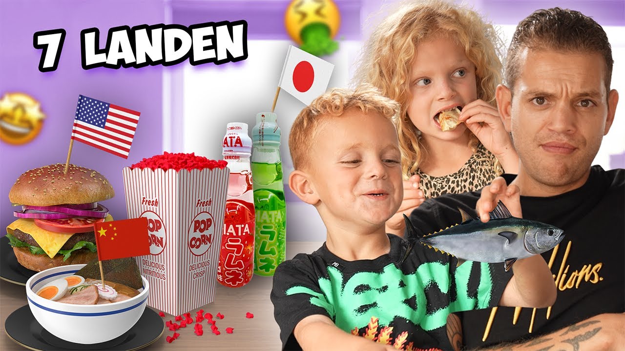 ETEN UIT VERSCHILLENDE LANDEN TESTEN! - YouTube - Hoe Lang Voordat Eten Uit Je Maag Is