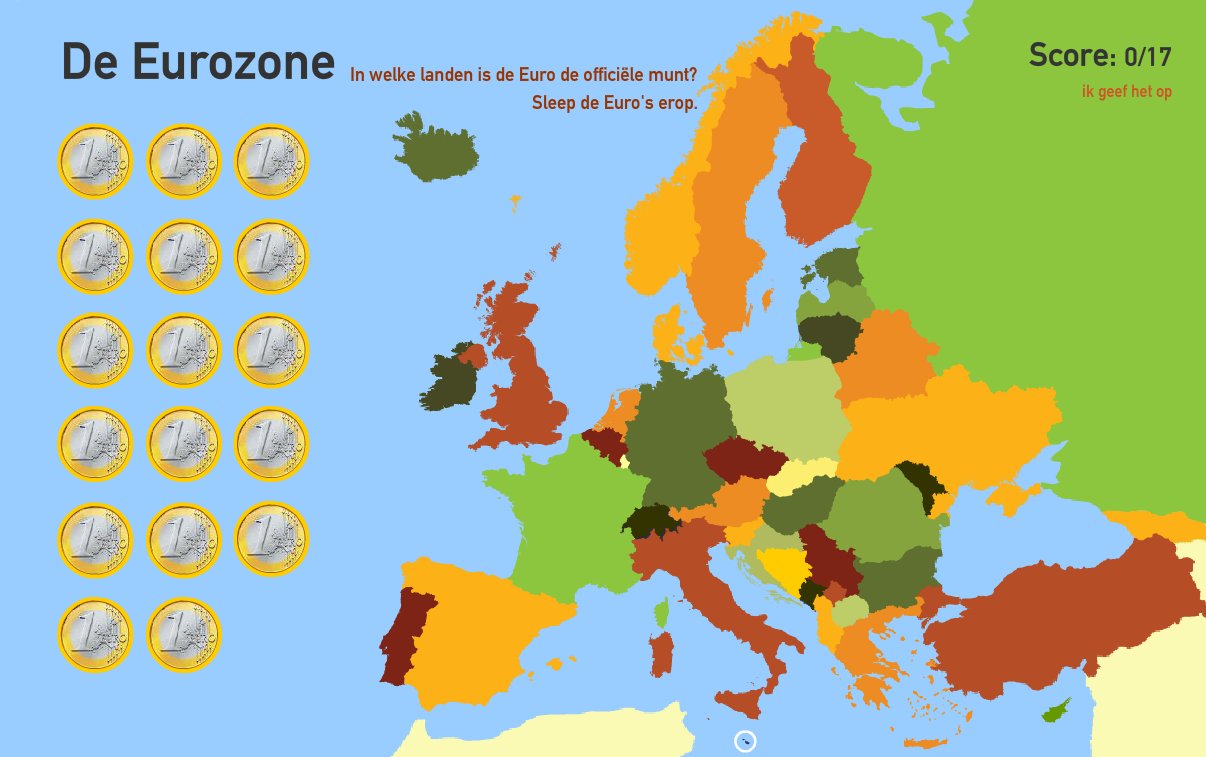 Eurolanden Kaart | Kaart - Welke Landen Hebben De Euro Niet