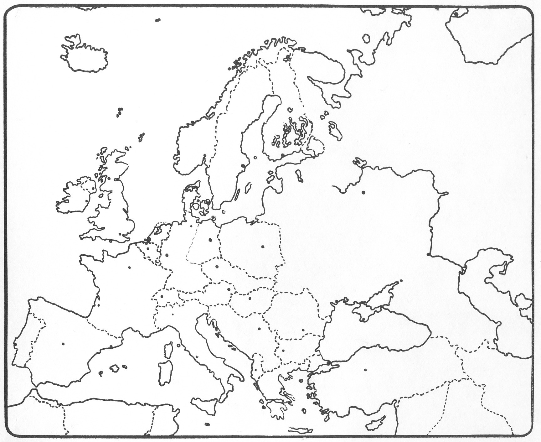 Europese Landen En Hoofdsteden Oefenen