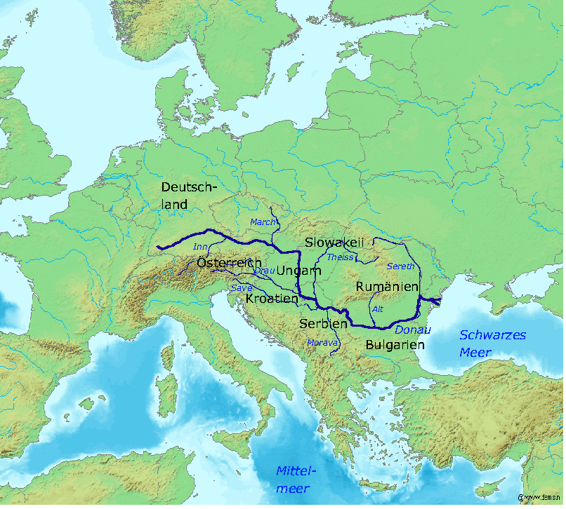 Europe map, Map, Historical maps - Zijrivier Van De Rhone Ontspringt In De Franse Alpen
