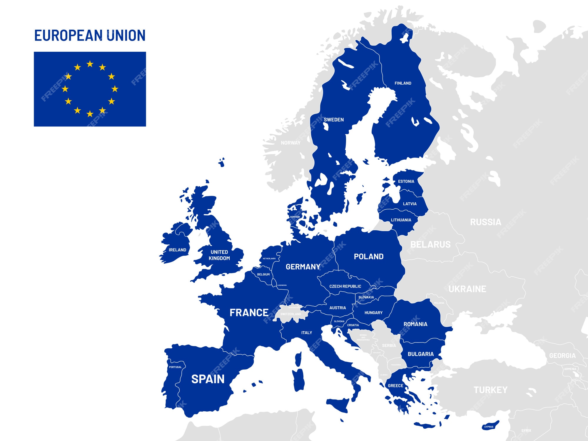 European Union Map 2025 - Kass Lucretia - Welke Landen Gebruiken De Euro