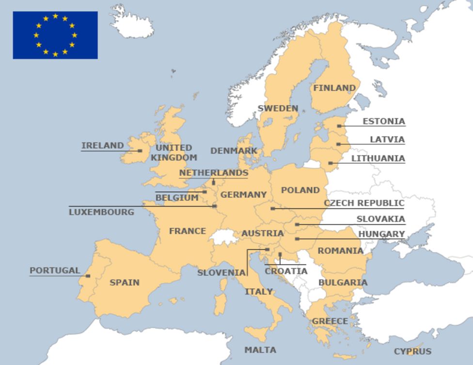 European Union maps - BBC News - Hoe Lang Bestaat De Eu