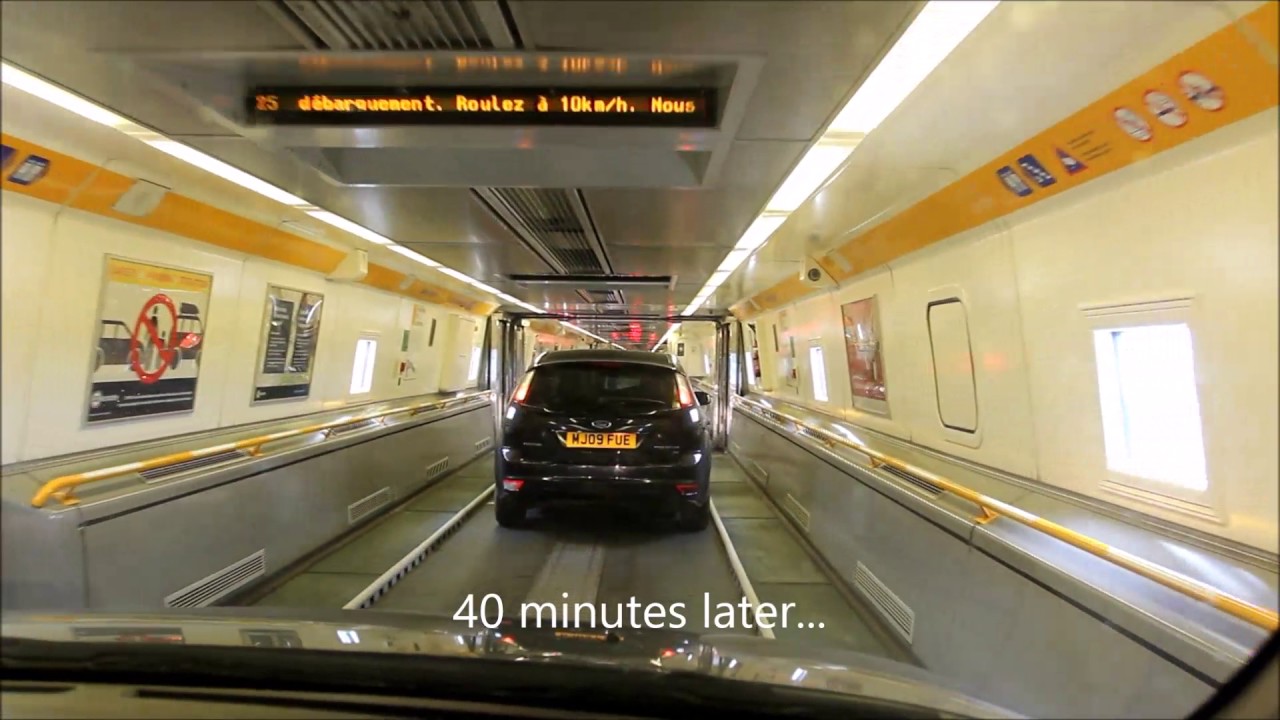 Eurotunnel from France to England 2017 - YouTube - Naar Engeland Met De Auto Tunnel