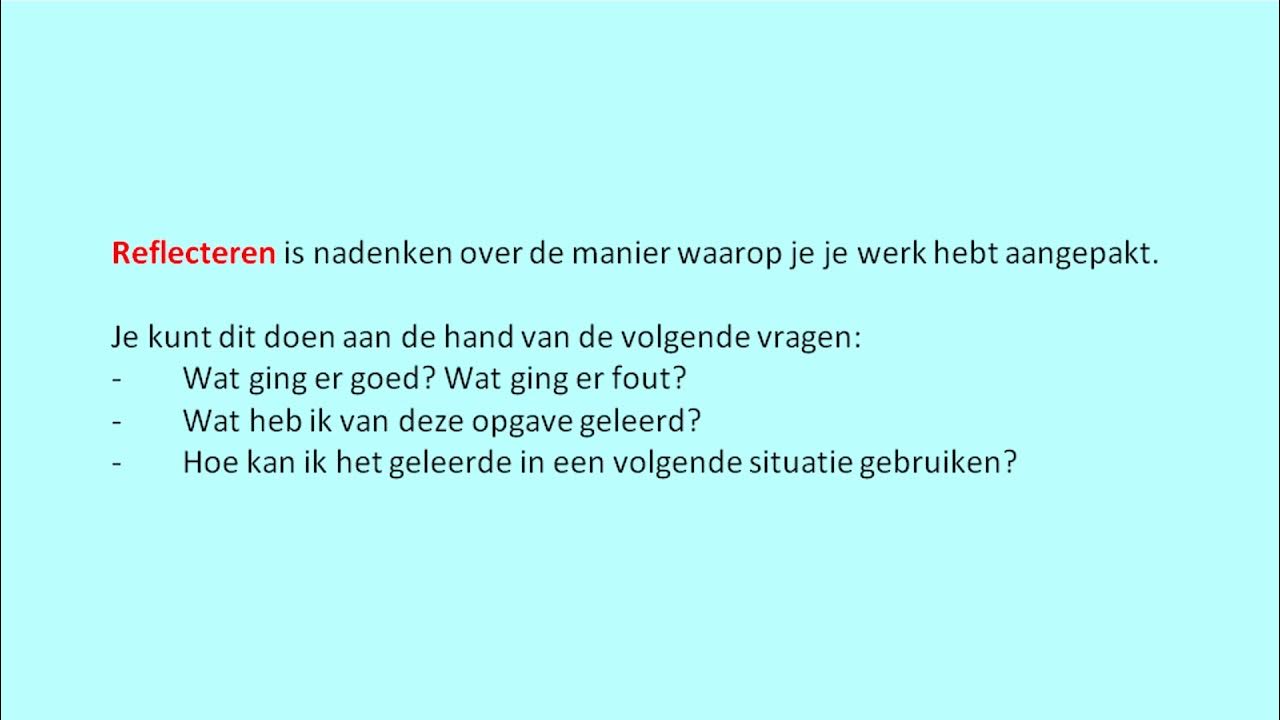 Verschil Tussen Evalueren En Reflecteren