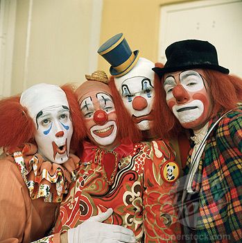 Evil Clowns, Scary Clowns, Funny Clowns, Types Of Clowns, Clown Pics - Clowns En Acrobaten Op Tv En In De Krant