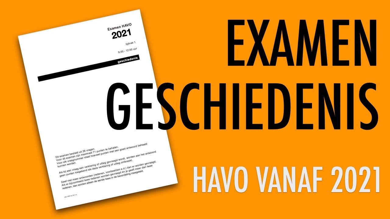 Verwachte N Term Geschiedenis Havo 2024