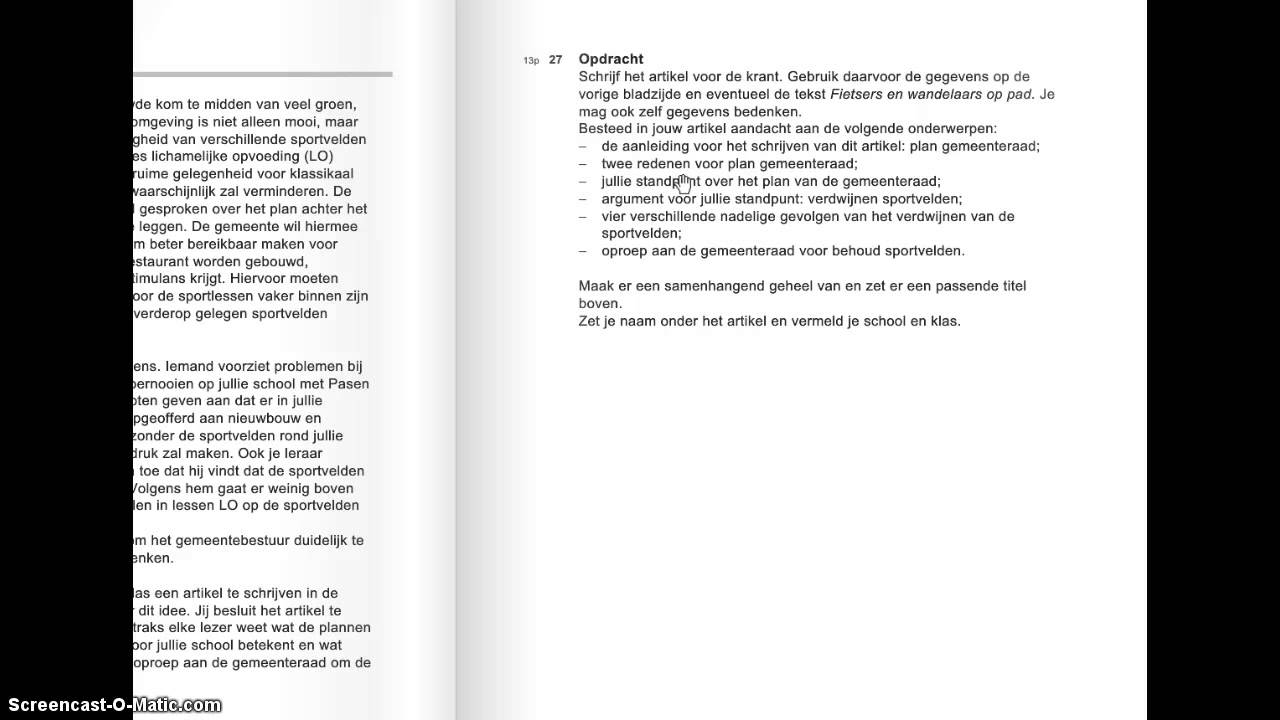 Examen Nederlands Kader: Het artikel - YouTube - Artikel Schrijven Nederlands Examen Voorbeeld