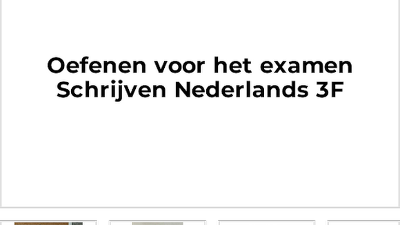 Examen Nederlands Schrijven 3F - LessonUp - Nederlands Schrijven 3f Examen Oefenen