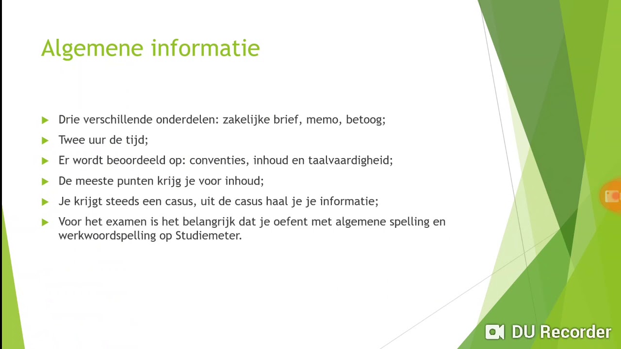 Examen schrijven 3F - YouTube - Hoe Schrijf Je Een Mail Nederlands Examen