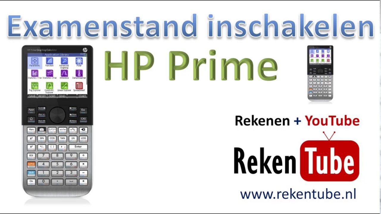 Examenstand inschakelen van de HP Prime - YouTube - Hoe Rekenmachine Uit Examenstand Halen