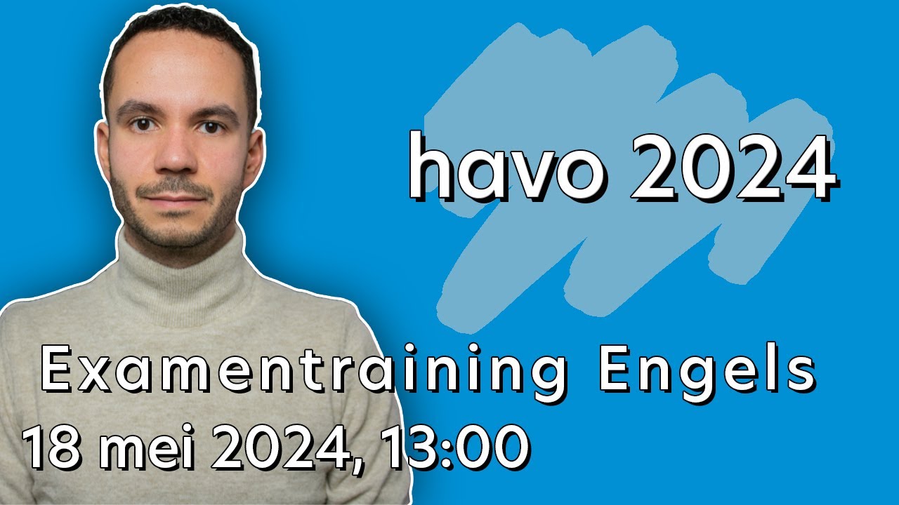 Examentraining Engels havo (2024) - YouTube - Havo Wiskunde B Examen 2024