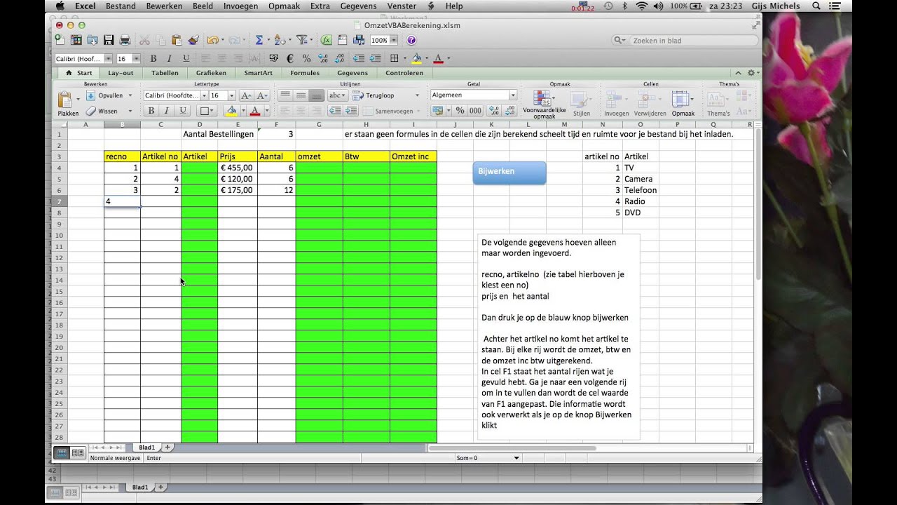 Excel Omzet Berekenen Met VBA - YouTube - Hoe Bereken Je Maximale Omzet