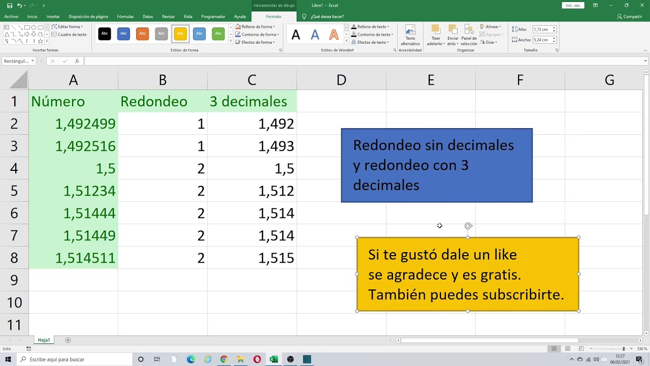 Excel Redondear decimales - YouTube - Afronden Op 2 Decimalen Excel